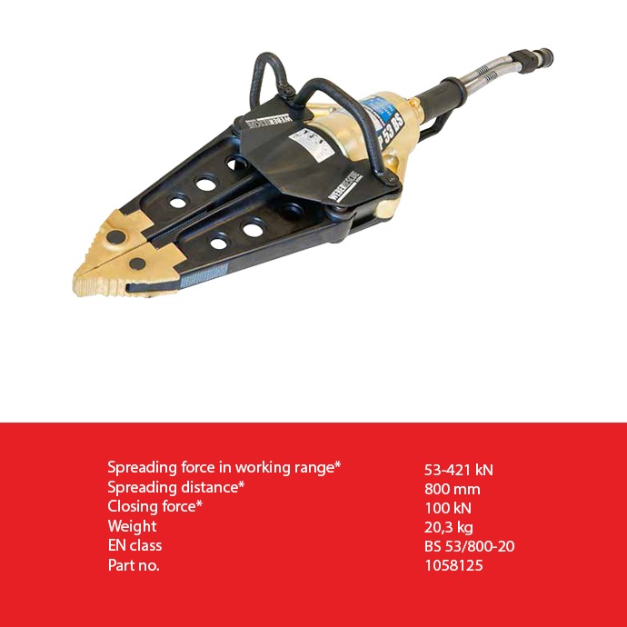 HYDRAULIC SPREADERS SP 53 BS